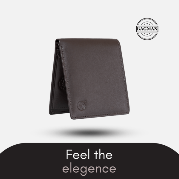 Handcrafted Leather Wallet with Contrasting Stitching