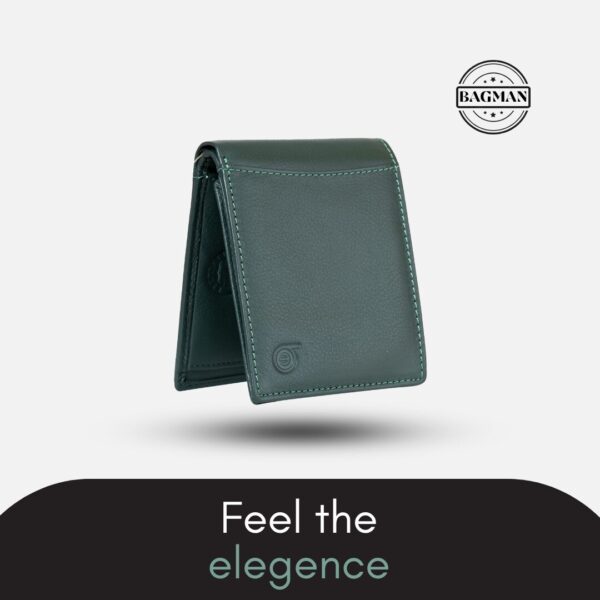 Premium Leather Wallet with Cash and Coin Compartments