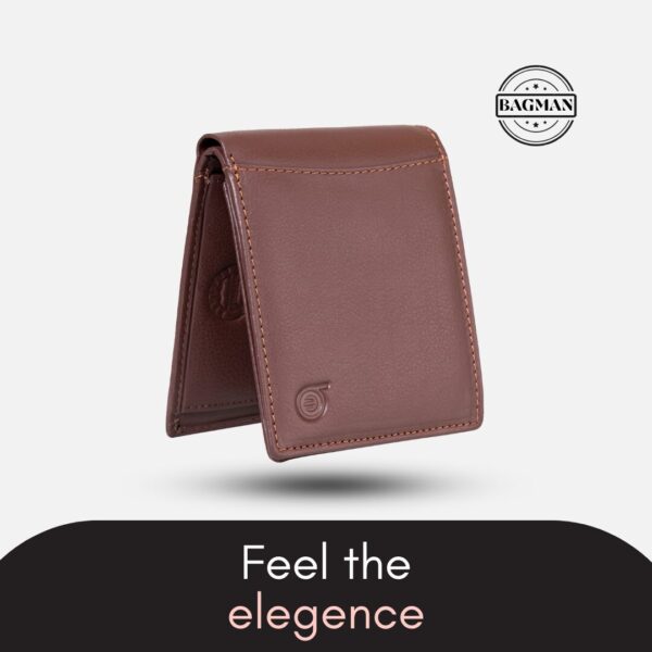 Premium Leather Wallet with Cash and Coin Compartments