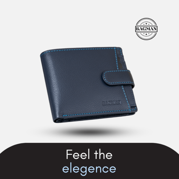 Luxury Handmade Leather Wallet with Rfid Protection