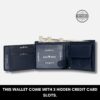 Premium Leather Wallet with Cash and Coin Compartments