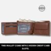 Premium Leather Wallet with Cash and Coin Compartments