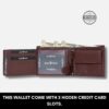 Premium Leather Wallet with Cash and Coin Compartments