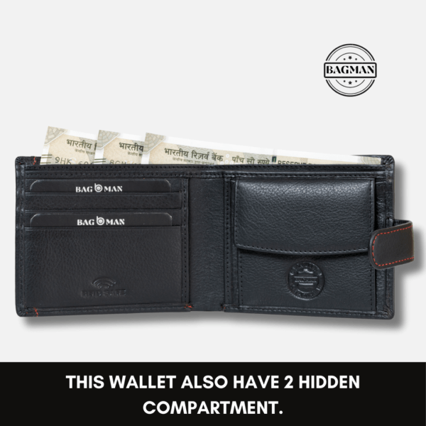 Luxury Handmade Leather Wallet with Rfid Protection