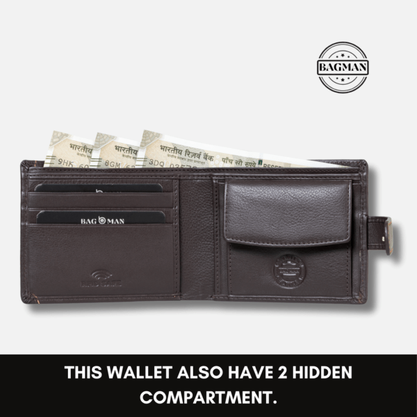 Luxury Handmade Leather Wallet with Rfid Protection