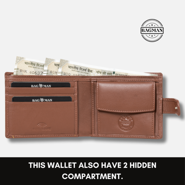 Luxury Handmade Leather Wallet with Rfid Protection