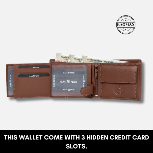 Handmade Leather Wallet with Sleek Modern Design