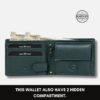 Premium Leather Wallet with Cash and Coin Compartments