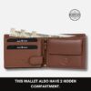 Premium Leather Wallet with Cash and Coin Compartments