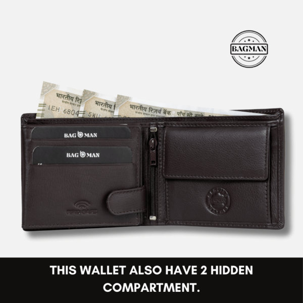 Handmade Leather Wallet with Sleek Modern Design