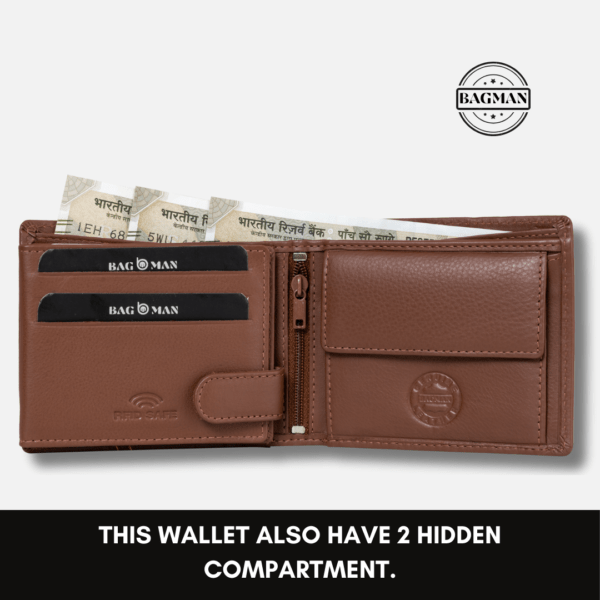 Handmade Leather Wallet with Sleek Modern Design