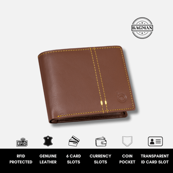 Handmade Leather Wallet with Sleek Modern Design