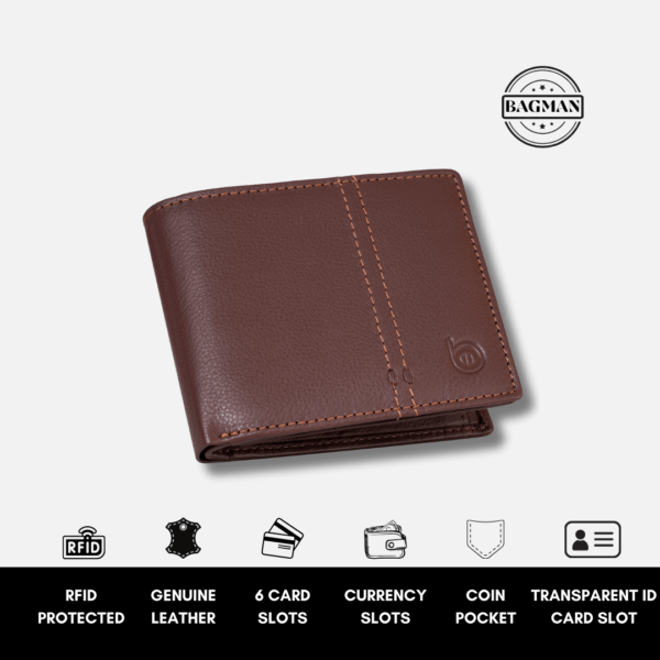 Handmade Leather Wallet with Sleek Modern Design