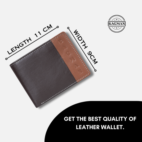 Vintage Leather Wallet with Distressed Finish