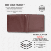 Slim Bifold Leather Wallet Ideal for Travel