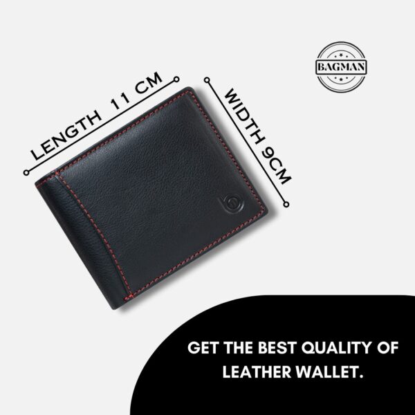 Premium Leather Wallet with Cash and Coin Compartments