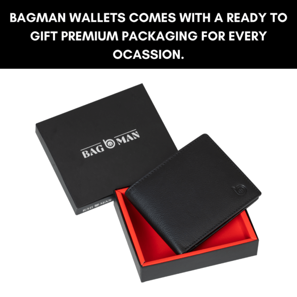 Modern Leather Wallet with Magnetic Closure