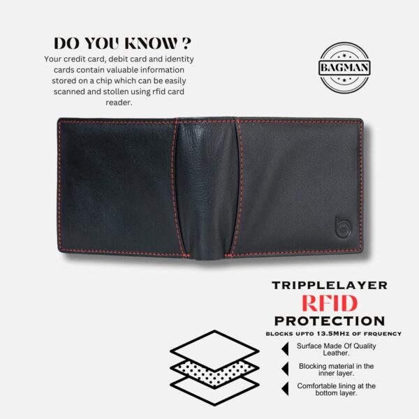 Premium Leather Wallet with Cash and Coin Compartments