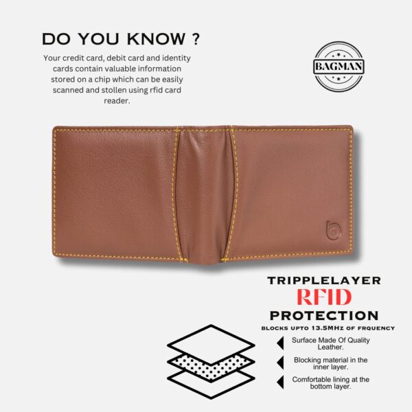 Premium Leather Wallet with Cash and Coin Compartments