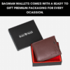 Slim Leather Wallet with Rfid Blocking Technology