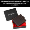 Luxury Handmade Leather Wallet with Rfid Protection