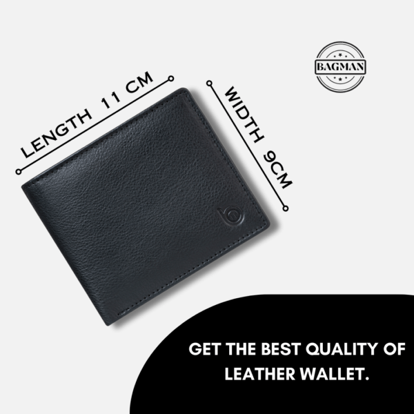 Slim Bifold Leather Wallet Ideal for Travel