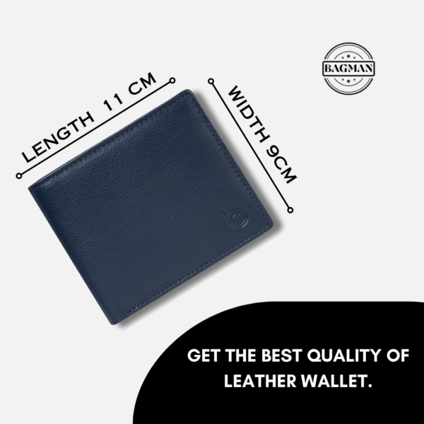 Slim Bifold Leather Wallet Ideal for Travel