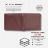 Slim Bifold Leather Wallet Ideal for Travel