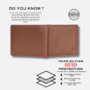 Slim Bifold Leather Wallet Ideal for Travel