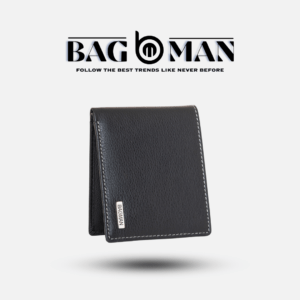 Classic brown leather wallet with practical features