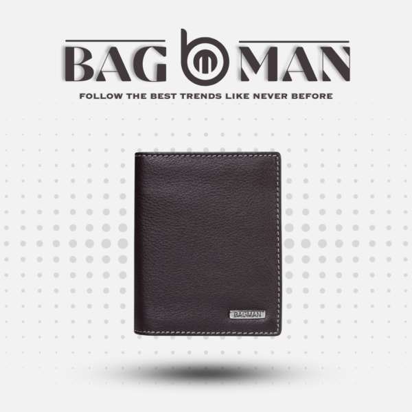 Bagman Handcrafted Brown Leather Card Case Perfect for Everyday Use