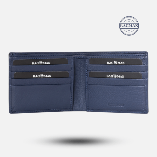 Premium Leather Wallet with Cash and Coin Compartments