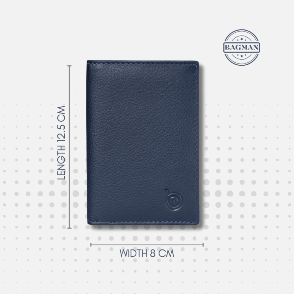 Polished Leather Card Case with Rfid blocking Technology