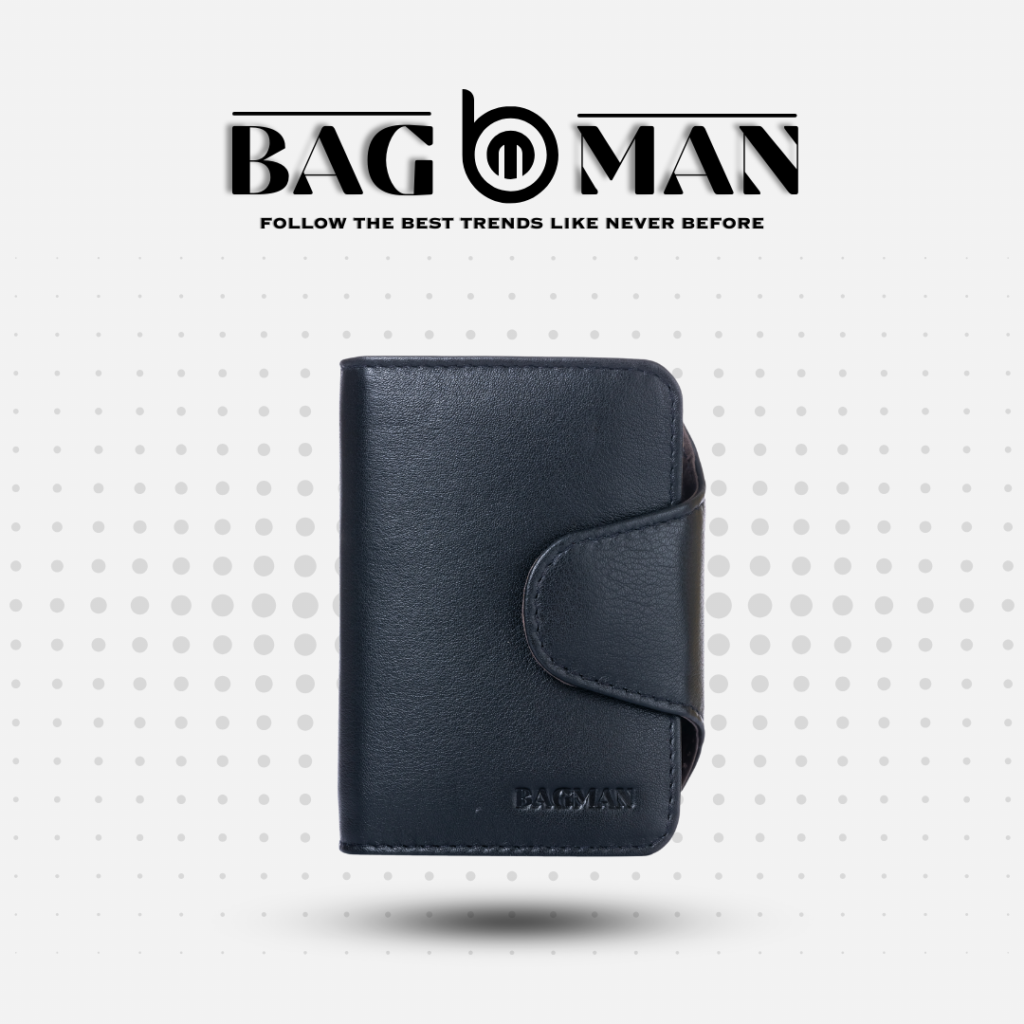 Bagman Vintage Leather Wallet with Distressed Finish