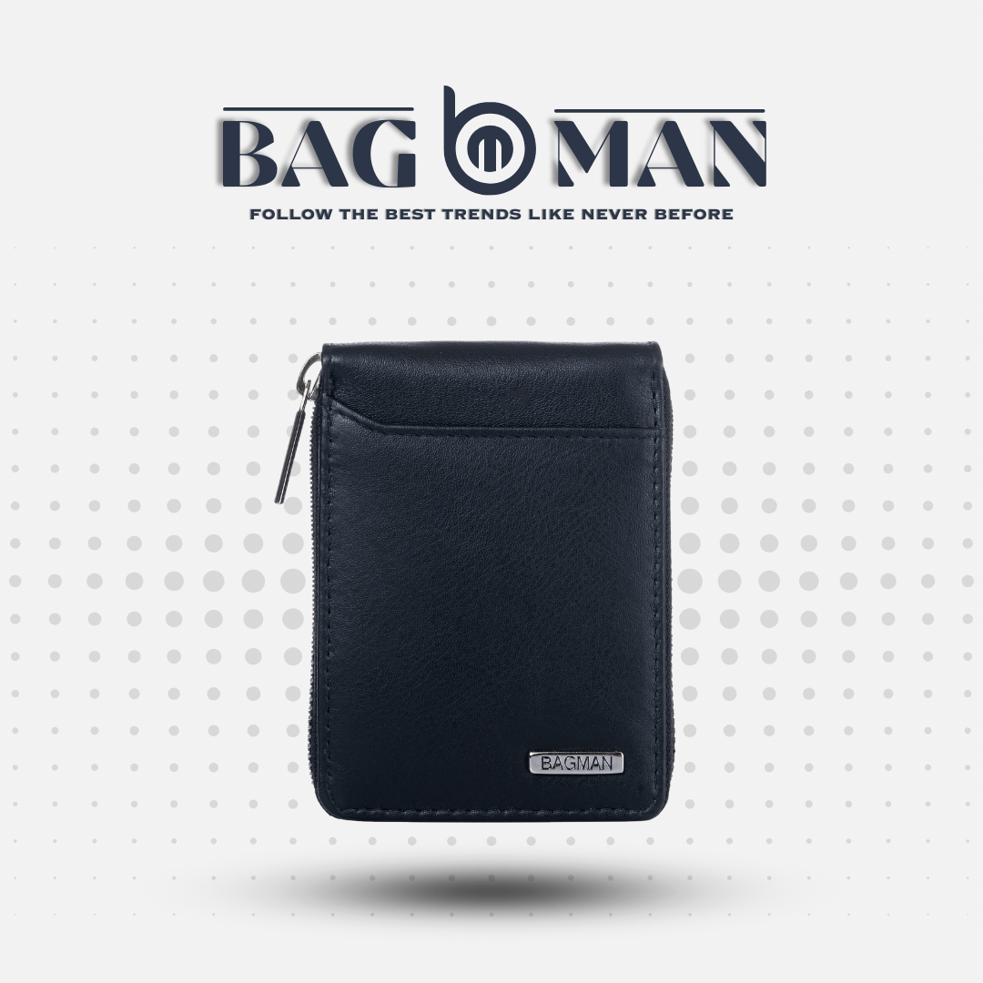 Bagman Hand Stitched Leather Card Case in Rich Mahogany