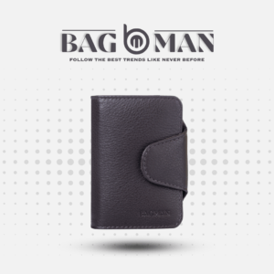 BAGMAN Elegant leather card case with polished finish