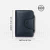 Compact Leather Card Case with Rfid Shield