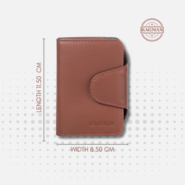 Premium Leather Card Case with Reinforced Edges