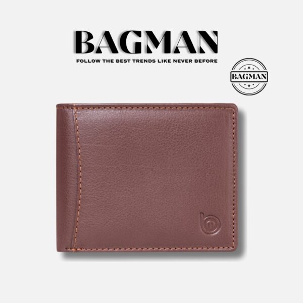 Premium Leather Wallet with Cash and Coin Compartments