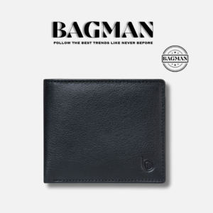 Modern leather wallet with magnetic closure