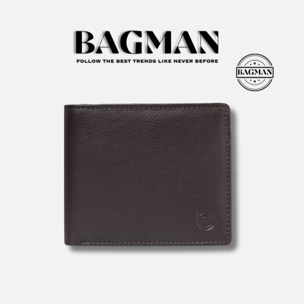 Slim Bifold Leather Wallet Ideal for Travel