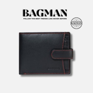 Luxury handmade leather wallet with RFID protection.