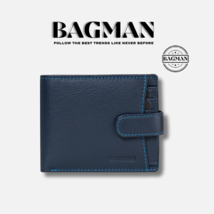 Luxury handmade leather wallet with RFID protection.