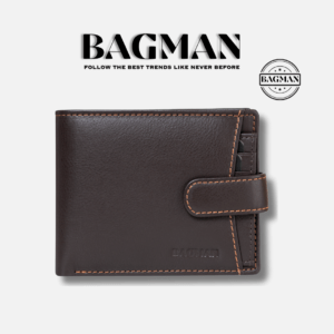 Luxury handmade leather wallet with RFID protection.