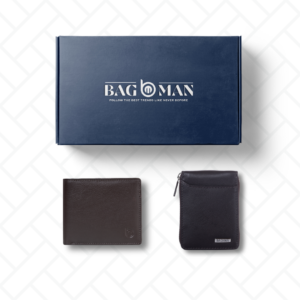 Genuine leather wallet and card holder combo, handmade and durable.