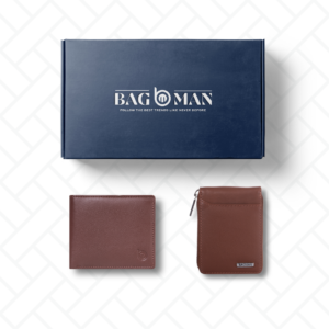 Premium leather wallet set, designed for durability and style.