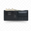 Vegan leather wallet and card holder combo, sustainable and stylish.