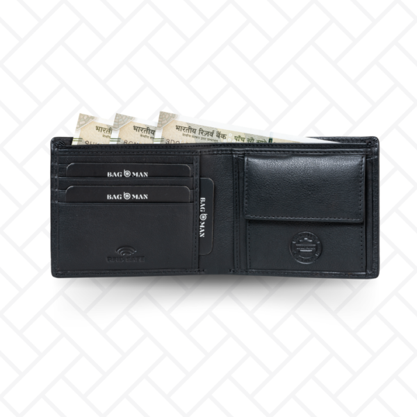 Vegan leather wallet and card holder combo, sustainable and stylish.