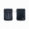 RFID-blocking leather wallet and card holder, secure and functional.