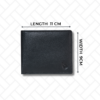 RFID-blocking leather wallet combo, secure and stylish for travelers.